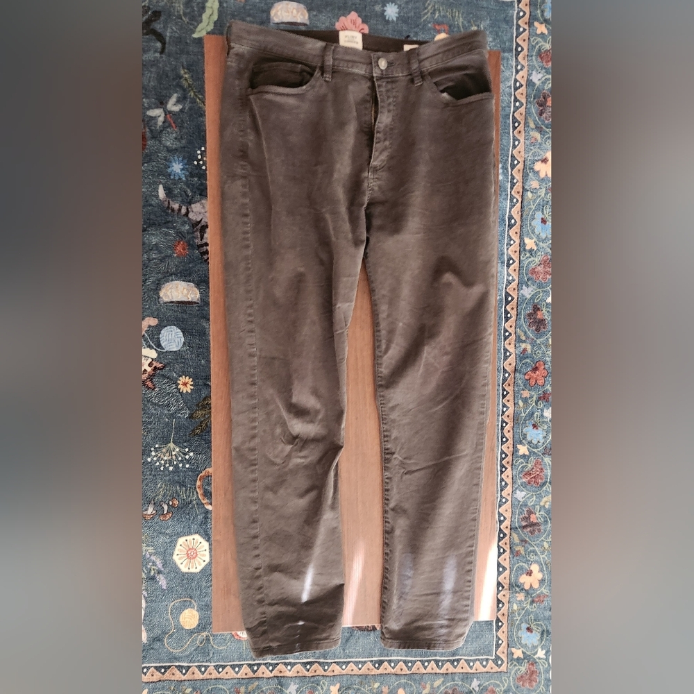 Flint and Tinder 365 Chino Pant - 33x30 Dark Grey Athletic Fit